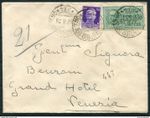 1939 Express cover Grand Hotel,Venezia. Brennero-Bologna Bolzano-Ferrovia TPO
