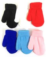 Baby Infants Childrens Mittens Gloves Mits One Size Winter 0-24 M 17 Boys Girls