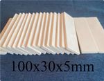 2x Buffalo Bovine Bone Knife Handle Scales Slabs DIY Carving Material 100x30x5mm