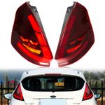 LED Tail Lights for Ford Fiesta Hatchback SE ST 2011-2019 Sequential Rear Lamps