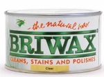 Briwax Original Natural Wax Polish Wood Furniture Cleans Stains clear . 400gr