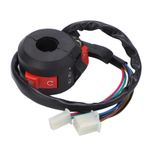 ATV Control Switch Assembly, 7wires 22mm Left Side Handlebar Kill Start... 