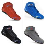 Karting /Race/Rally Boots with 100%  Genuine Leather Suede Adult & Child Sizes