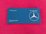 Original Mercedes service booklet with gasoline engine type W123 type W116 type W107 new!!!