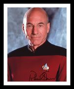 Patrick Stewart - Star Trek The Next Generation Autograph Signed & Framed Photo
