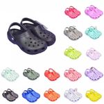 UK Size Kids Adults Classic Sandal Clogs Lightweight Beach Slip Shoes Slipper