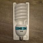 85W 230V Screw fit Low Energy Spiral Daylight Photography Lamp Bulb 5400K White