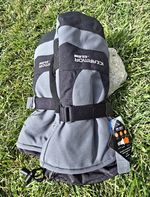 ICEARMOR by CLAM XL Winter Mittens Gray/Black Waterproof  Windproof Insulated
