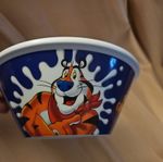 Kellogg's Frosties Tony The Tiger Cereal Bowl Plastic Promotional