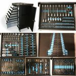 474 US PRO TOOL CHEST BOX WITH TOOLS TRAYS 7 DRAWER ROLLER CABINET 245 PC