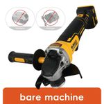 DEWALT DCG405 125mm Flat Head Angle Grinder Bare Tool 18V Brushless Lithium