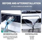 EV Charger Port Cover Electric Car Charging Port Plug Rain Cover Sun Protection