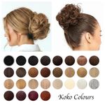 Koko Scrunchie Messy Bun Large Wavy Curly Hairpiece Updo Natural Hair Extension