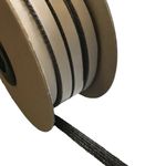 Multi-fuel/Wood Stove Door 12mm Soft Rope Seal in Black "Per metre" 