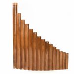 15-Pipe Pan Flute Bamboo Panpipe Lightweight for Lessons, Performance, Beginners