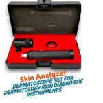 Pro Dermatoscope Skin Analysis Scope Set for Dermatology Exam & Diagnostic Use