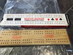ANSELLS Cribbage Board Vintage Collectable