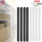 10Pcs Draw Rail Set Plastic Drawer Slides 298mm Draw Runners Replacement Tool UK