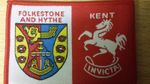 FOLKESTONE HYTHE DISTRICT SCOUT BADGE KENT INVICTA COLLECTORS CURRENT