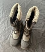 Skechers Parallel Fur Lined Winter Walking Boots Grey UK 6