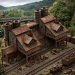 Coal Loading Twin-Tipple (N-Gauge) Model Railway
