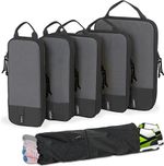 UPADAY Compression packing Cubes Set of  6 Travel Packing Cube-Nylon & Mesh