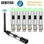 2.4G Wireless DMX Rechargeable Battery Wireless Dmx512 Transmitter and Receiver