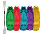 Junior Sit On Top Kayak With Paddle - Kids Kayak - Lightweight -  Riber