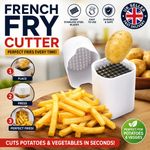French Fry Cutter Dicer Potato Chips Chipper Vegetable Chopper Easy Fries Maker