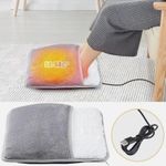 Electric USB Heated Foot Warmer Washable Winter Warm Feet Heating Pad Cushion UK