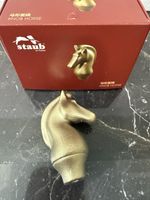 Staub Horse Knob Gold (fits Le Creuset) Cast Iron Accessory