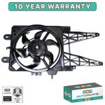 RADIATOR COOLING FAN ASSEMBLY ELECTRIC MOTOR FOR FIAT PUNTO (188) 1.2 46785738