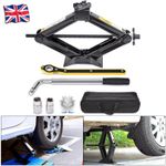 Scissor Jack 2.5 Ton Car Jack Kit Tyre Changing Kit with Wrench for Car SUV MPV