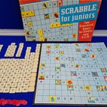 Scrabble For Juniors Board Game 1973 Spears Games Complete with Red Tokens