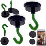 LFS XL MAGNETIC BIVVY BROLLY HOOK/HOOKS WITH BACKING PLATE CARP FISHING TACKLE