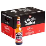 Estrella Galicia Spanish Beer 330ml – Premium Pale Lager, Pack of 24 Cervezas