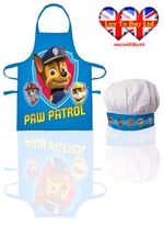 Children Apron Set,Paw Patrol Chef Cooking Baking Apron Set, Official Licensed  