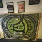 HO 1:87 Two-Rail Track Set Layout Board, Ready to Go, Level Crossing
