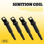 4x Ignition Spark Coils Coil Pack For BMW 1 3 series 118i 120i 318i 320i Petrol