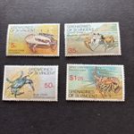 Postage Stamp Set MNH Grenadines Of St Vincent Crabs And Lobsters 
