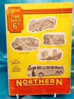 Official Time Table 1951 Northern General Transport Co.LTD. Bus Timetable & Map