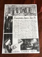 RAMONES Original 1993 Japanese Fanzine HAPPY FAMILLY