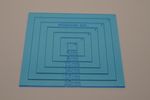 Seven Squares Patchwork Template Craft Sewing Ruler Template Acrylic Perspex