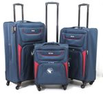 Lightweight 4 Wheel Expandable Luggage Set 3 Suitcases Travel Cabin Trolley Bag