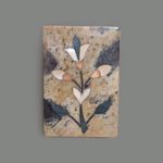 An Extremely  Beautiful  Carved  Stone  Box  Inlaid  Jewellery Trinket Box