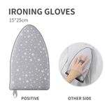 1PC Fabric Handheld Ironing Board Small Home Ironing Gloves Anti-Slip Insulated