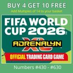 Panini FIFA World Cup 2026 - Adrenalyn XL Trading Cards #430 - #630