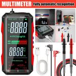 Smart Digital Multimeter,USB Rechargeable Auto-Ranging Multimeter Tester FS899L