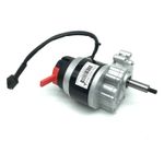 low speed brush motor with electromagnetic brake and hand brake, DC  250w 24v