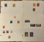 1800's - EARLY 1900's HAITI STAMPS ON GRID PAGES OVERPRINTS, AIRMAILS & MORE